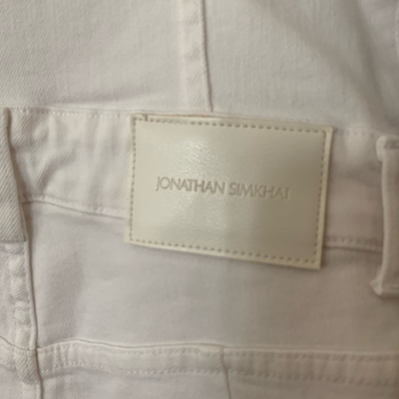 JONATHAN SIMKHAI STANDARD Poppy Puff-Sleeve Denim Mini Dress - Picture 8 of 13